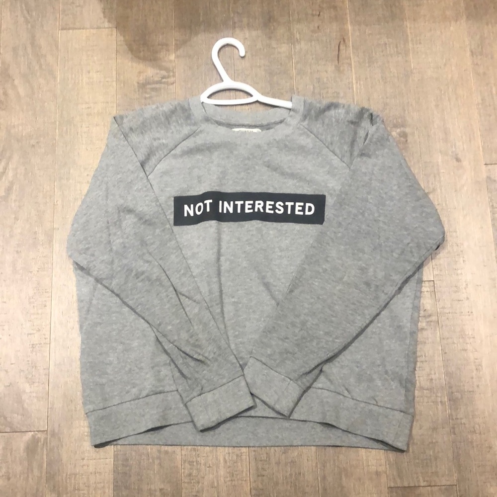 Basic Grey Pull&Bear Crewneck